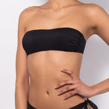 Fascia con coppe estraibili - NERO - UN55