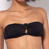 Fascia con coppe estraibili e accessorio - NERO - UN57