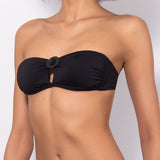 Fascia con coppe estraibili e accessorio - NERO - UN57