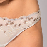 Perizoma in Tulle Ricamato  - MILK - 7953