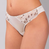 Brasiliana in Tulle Ricamato - MILK - 7957