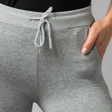 Pantalone sportivo con tasche - GREY MELANGE - GS09