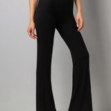 Pantalone a zampa - NERO - GS13