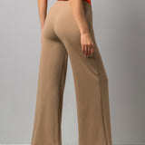 Pantalone largo con tasche - SABBIA - GS15