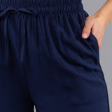 Pantalone largo con tasche - BLU - GS16