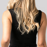 Canotta smanicata - NERO - MD08