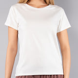 Maglia girocollo manica corta - BIANCO - MD09