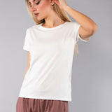 Maglia girocollo manica corta - BIANCO - MD09