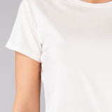 Maglia girocollo manica corta - BIANCO - MD09