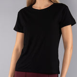 Maglia girocollo manica corta - NERO - MD09