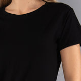 Maglia girocollo manica corta - NERO - MD09