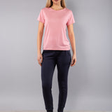 Maglia girocollo manica corta - LIGHT PINK - MD09