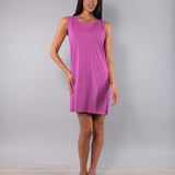 Camicia da Notte Spalla Larga 90 cm in Cotone - PINK - CI27