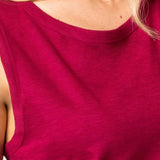 Camicia da Notte Spalla Larga 90 cm in Cotone - CILIEGIA - CI27