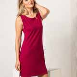 Camicia da Notte Spalla Larga 90 cm in Cotone - CILIEGIA - CI27
