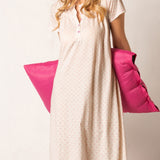 Camicia da Notte Serafino con Micro Cuori - MOSTO - LO26