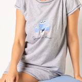 Maxi maglia - BLU - WE41