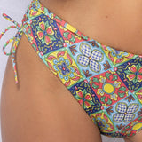 Bikini francese e slip con coulisse - ROSSO - CG5369