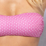 Bikini fascia e slip double annodato - FUXIA - ET5562
