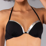 Reggiseno con coppe imbottite e ferretto - NERO - SC58