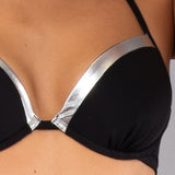Reggiseno con coppe imbottite e ferretto - NERO - SC58