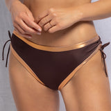 Slip arricciato - MOKA - SC69