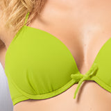 Reggiseno con coppe imbottite e ferretto - LIME - SP58