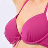 Reggiseno con coppe imbottite e ferretto - FUXIA - SP58
