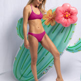 Top con coppe imbottite estraibili - FUXIA - SP59