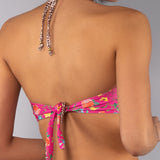 Fascia con arriccio e coppe estraibili - ROSA - SS57