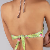 Reggiseno con coppe imbottite e ferretto - LIME - SS58