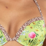 Reggiseno con coppe imbottite e ferretto - LIME - SS58
