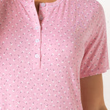 Verde Veronica camicia da notte serafino manica corta - ROSA - BL26