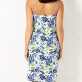 Verde Veronica camicia da notte con spalline sottili - INDACO - FL21