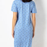 Verde Veronica camicia da notte serafino manica corta - BLU - PR24