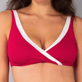 Reggiseno con coppe imbottite senza ferretto - CILIEGIA - DW56