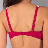 Reggiseno con coppe imbottite senza ferretto - CILIEGIA - DW56