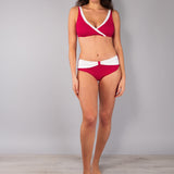 Reggiseno con coppe imbottite senza ferretto - CILIEGIA - DW56