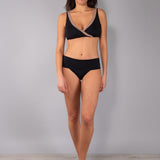 Reggiseno con coppe imbottite senza ferretto - NERO - DW56
