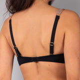 Reggiseno con coppe imbottite e ferretto - NERO - DW59
