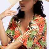 Abito con scollo a V - PAPAYA - JB75