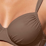 Reggiseno francese con arriccio e ferretto - SABBIA - OC53