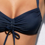 Reggiseno con imbottitura estraibile, senza ferretto, con arriccio - OCEANO - OC54