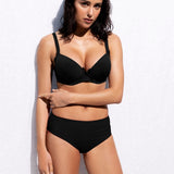 Reggiseno con coppe imbottite e ferretto - NERO - OC59