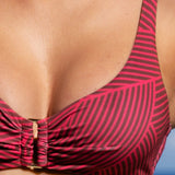 Bikini triangolo e slip - BORDEAUX - OV5568