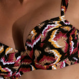 Reggiseno francese con arriccio e ferretto - CILIEGIA - SD53