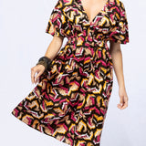 Kaftano con coulisse - CILIEGIA - SD71