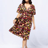 Kaftano con coulisse - CILIEGIA - SD71