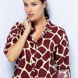 Camicia lunga - BORDEAUX - TG78