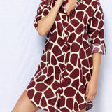 Camicia lunga - BORDEAUX - TG78